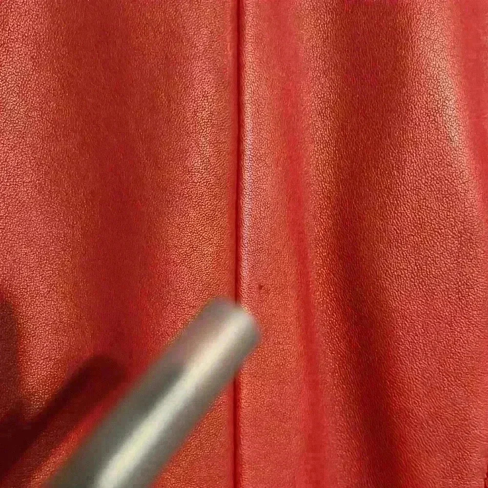 Jones New York Red genuine  Leather Blazer/Jacket coat fitted size small - Picture 9 of 12